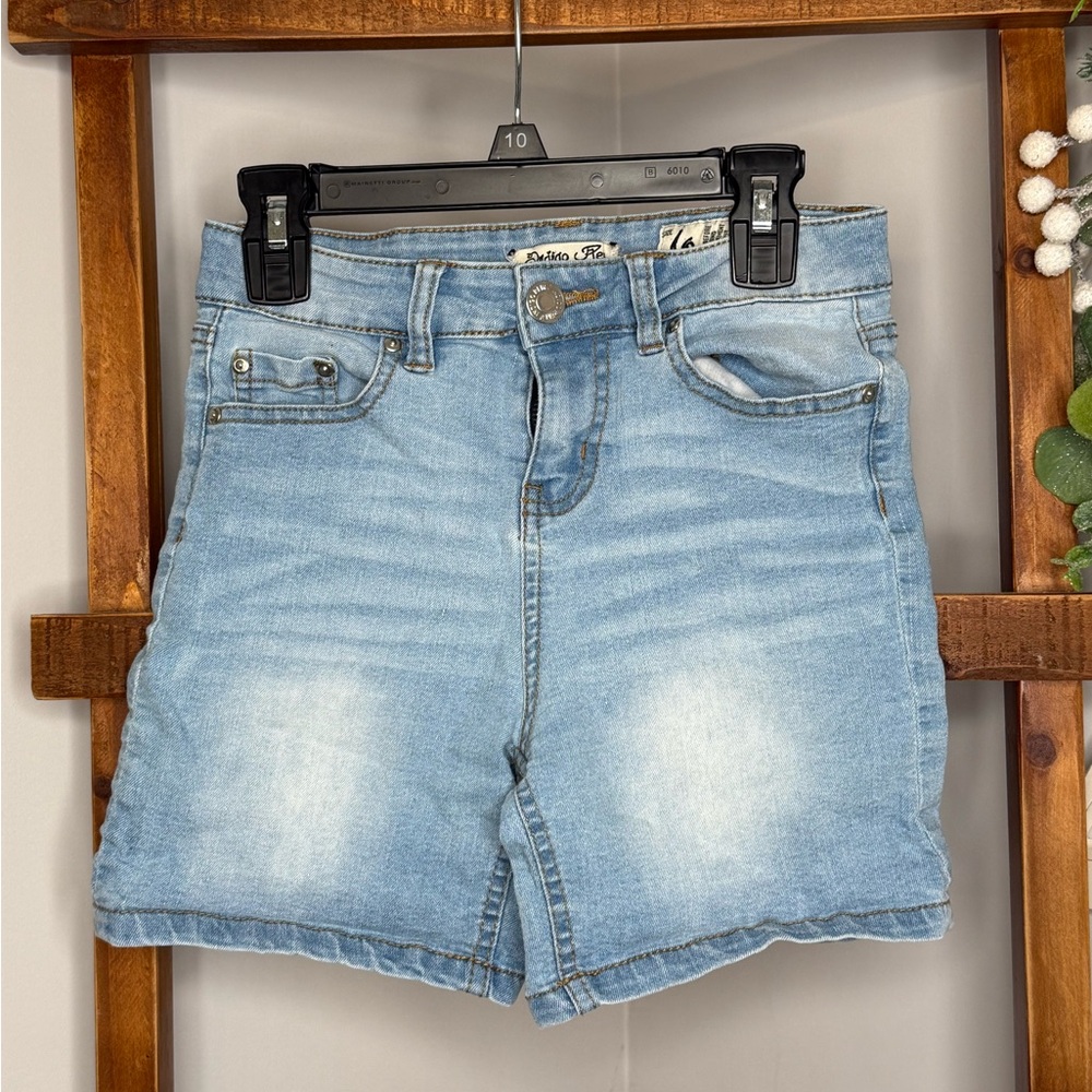 Girls Indigo Rein High Rise Shorts - Picture 3 of 7
